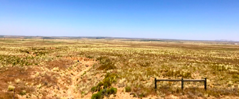 An undeveloped plot of land in the Navajo Nation prior to irrigation being introduced. (Photo courtesy of NAPI)